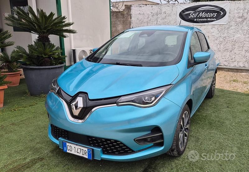 Usata Renault Zoe Intens 50 kW (69 CV) 2020 Blu Utilitaria