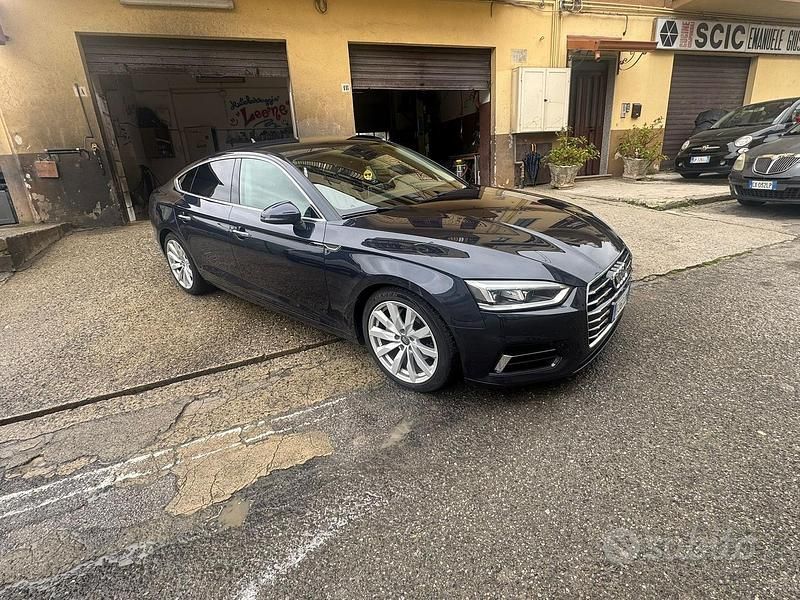Usata Audi A5 218 CV (160 kW) 2017 Blu Coupé