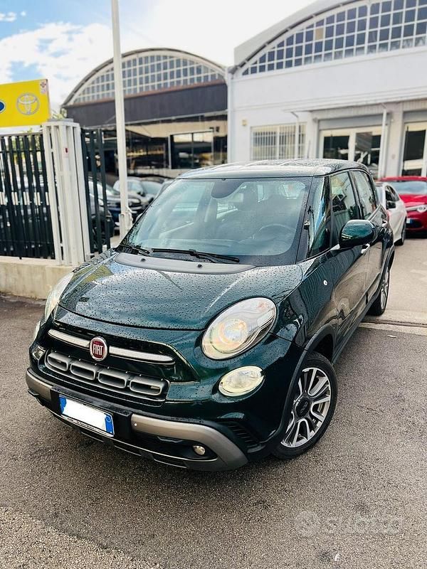 Usata Fiat 500L Cross 95 CV (69 kW) 2018 Verde Monovolume