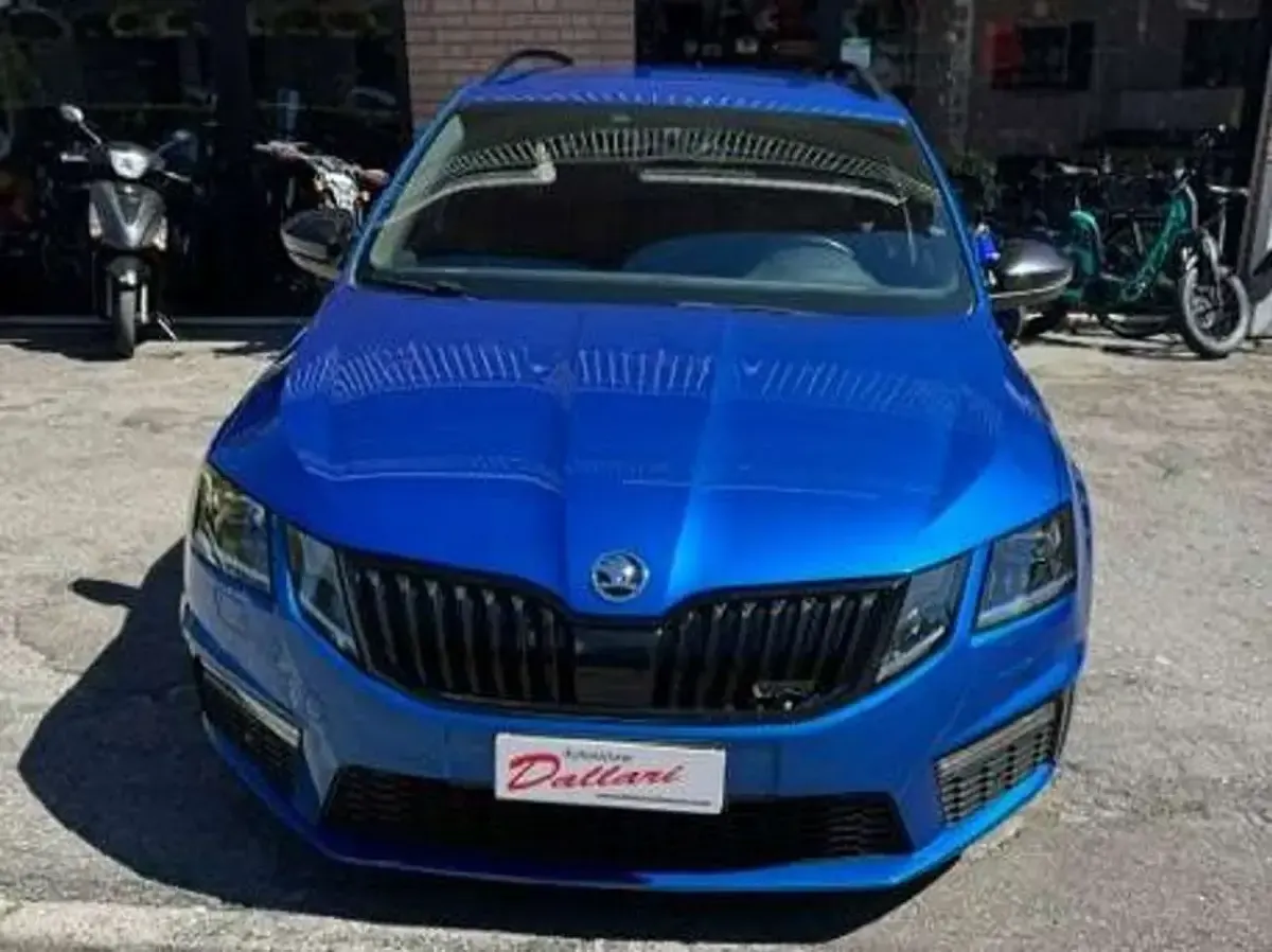 Usata Skoda Octavia RS 184 CV (135 kW) 2020 Blu/azzurro Station wagon