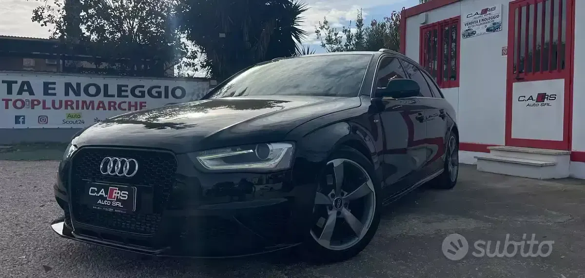 Usata Audi A4 Advanced 177 CV (130 kW) 2013 Nero Station wagon