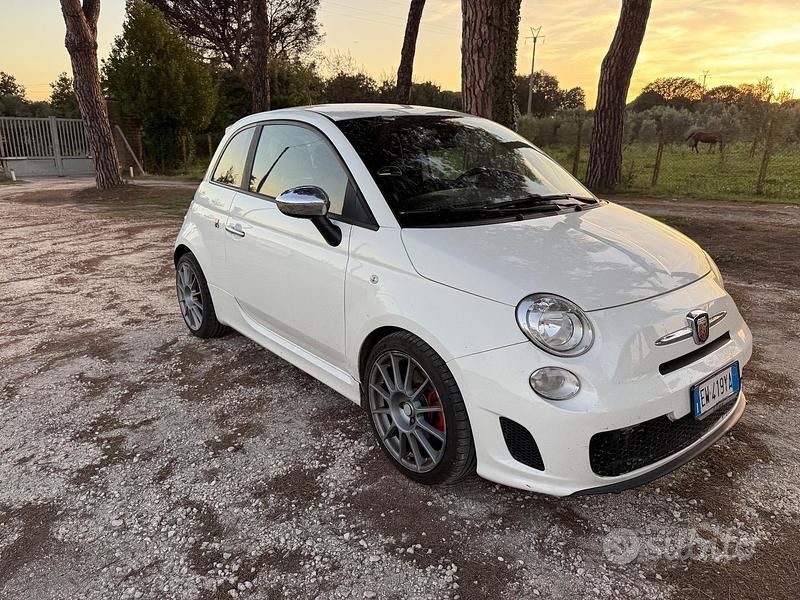 Usata Abarth 500 Custom 140 CV (102 kW) 2014 Bianco Berlina