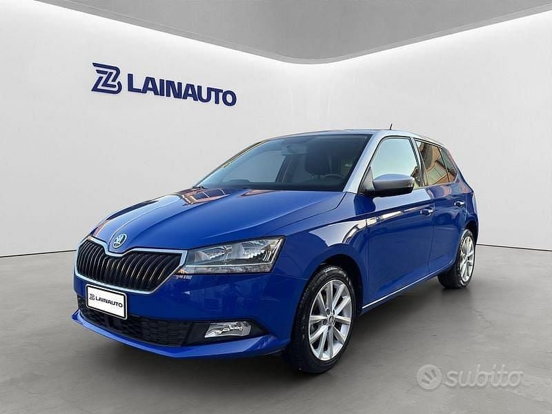 Usata Skoda Fabia Design Edition 60 CV (44 kW) 2020 Blu Berlina