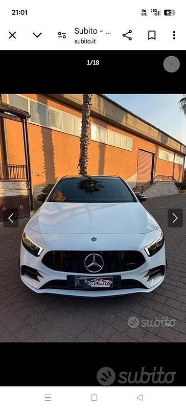 Usata Mercedes A45 AMG AMG 116 CV (85 kW) 2019 Bianco Berlina