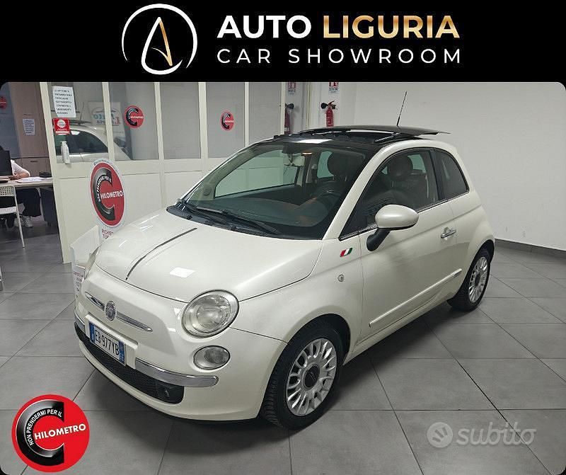 Usata Fiat 500 Lounge 95 CV (69 kW) 2010 Bianco Berlina