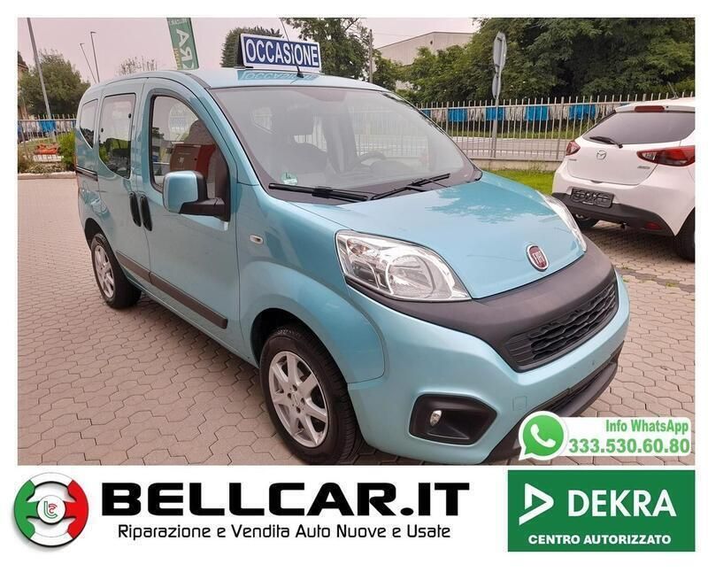 Usata Fiat Qubo Lounge 77 CV (56 kW) 2019 Blu/azzurro Monovolume