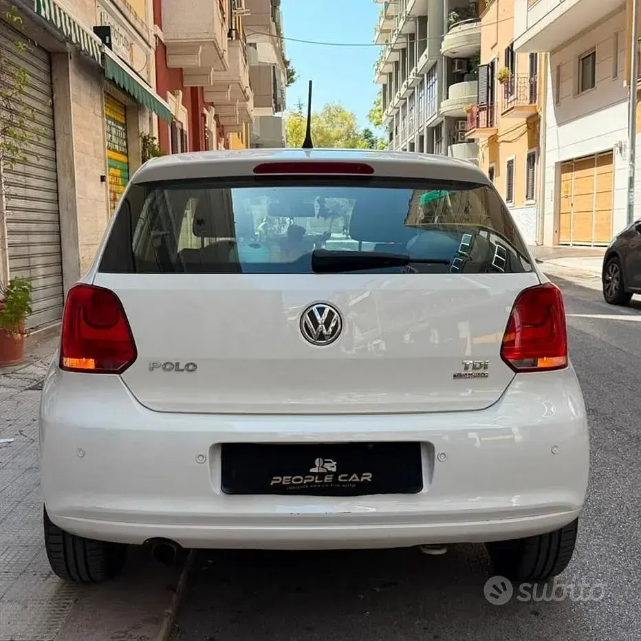 Usata VW Polo 90 CV (66 kW) 2010 Bianco Utilitaria