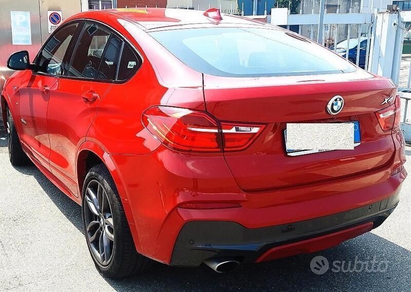 Usata BMW X4 M Sport 190 CV (139 kW) 2016 Rosso SUV