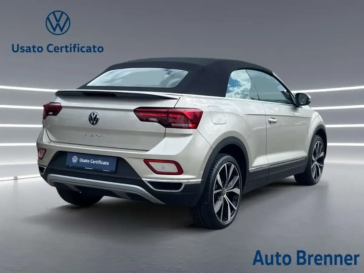 Usata VW T-Roc Cabriolet Style 150 CV (110 kW) 2024 Ivory silver met. Cabrio
