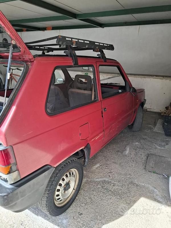 Usata Fiat Panda 45 CV (33 kW) 2001 Rosso Berlina