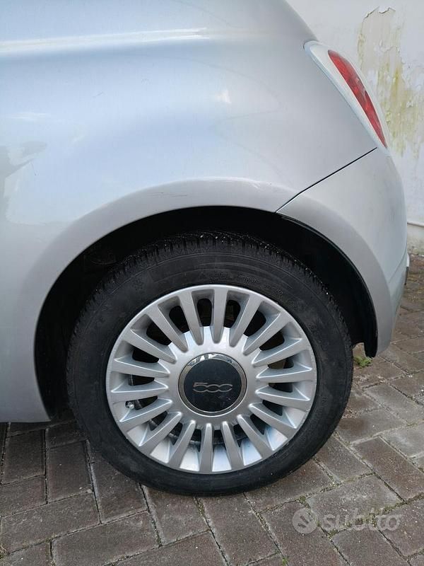 Usata Fiat 500 Lounge 69 CV (50 kW) 2009 Grigio Cabrio