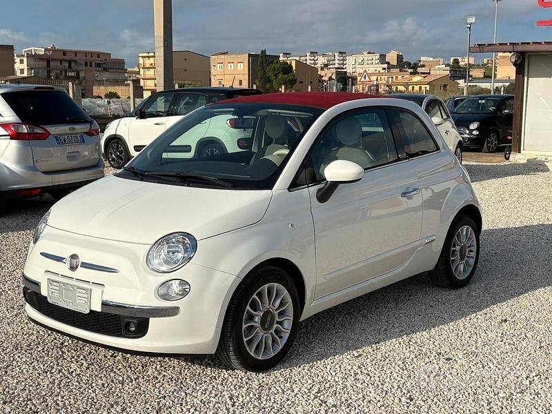 Usata Fiat 500C 85 CV (62 kW) 2011 Bianco Cabrio