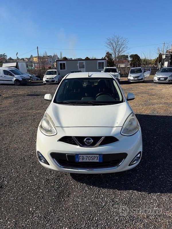 Usata Nissan Micra Tekna 80 CV (58 kW) 2016 Bianco Berlina