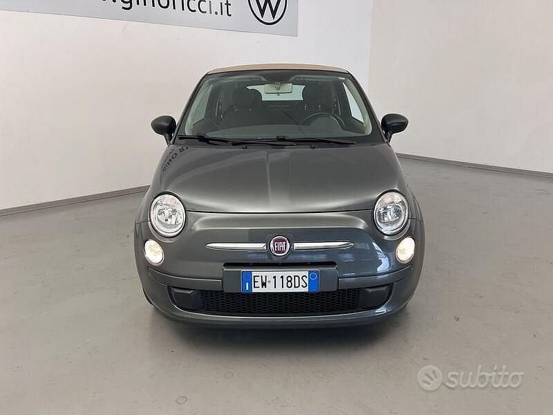 Usata Fiat 500C Pop 69 CV (50 kW) 2014 Grigio Cabrio
