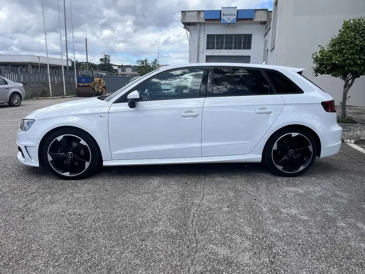 Usata Audi A3 S-Line 110 CV (80 kW) 2016 Bianco Berlina