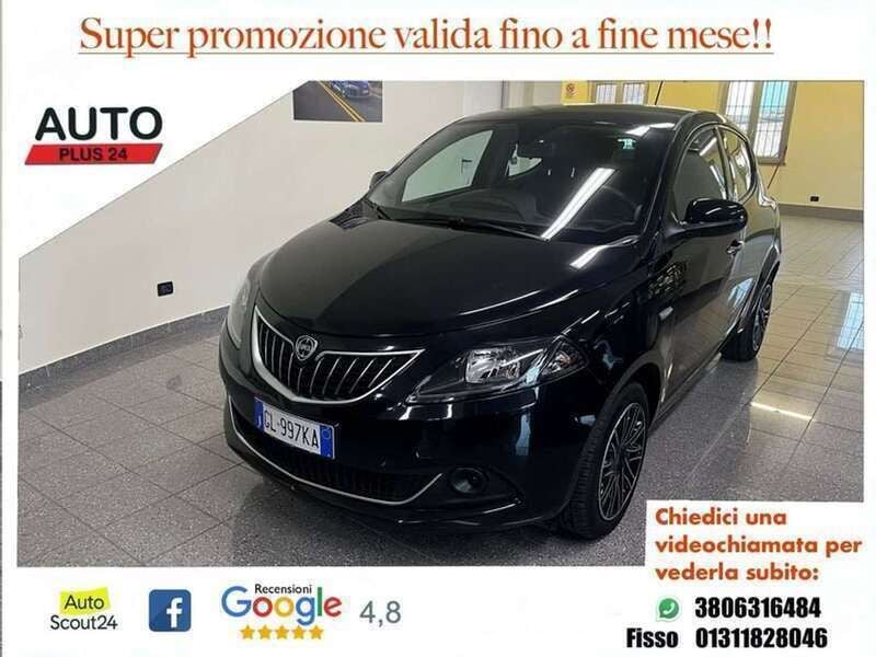 Usata Lancia Ypsilon Silver 69 CV (50 kW) 2022 Nero Utilitaria
