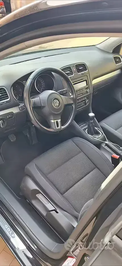 Usata VW Golf VII 105 CV (77 kW) 2018 Nero Berlina