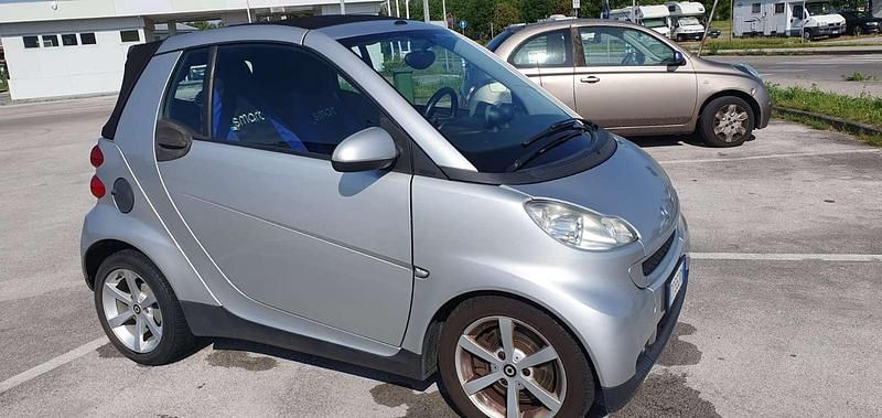 Usata Smart ForTwo Cabrio Pulse 45 CV (33 kW) 2009 Argento Cabrio