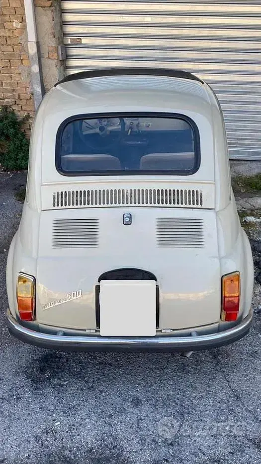 Usata Fiat 500 1970 Bianco Utilitaria