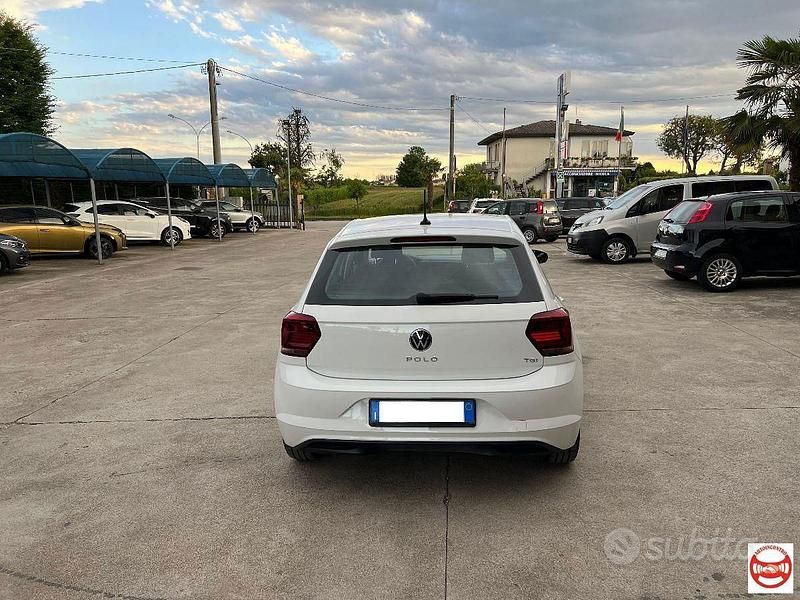 Usata VW Polo Trendline 90 CV (66 kW) 2021 Bianco Utilitaria