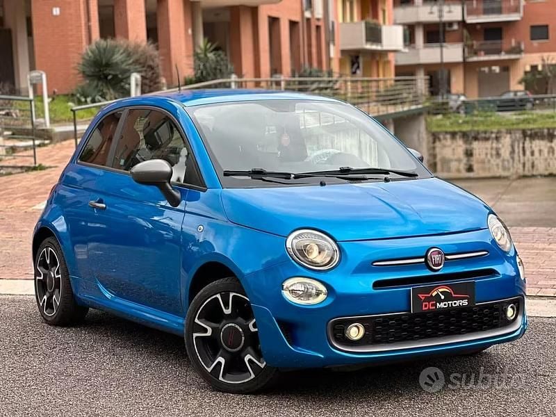 Usata Fiat 500 S 69 CV (50 kW) 2019 Blu Utilitaria