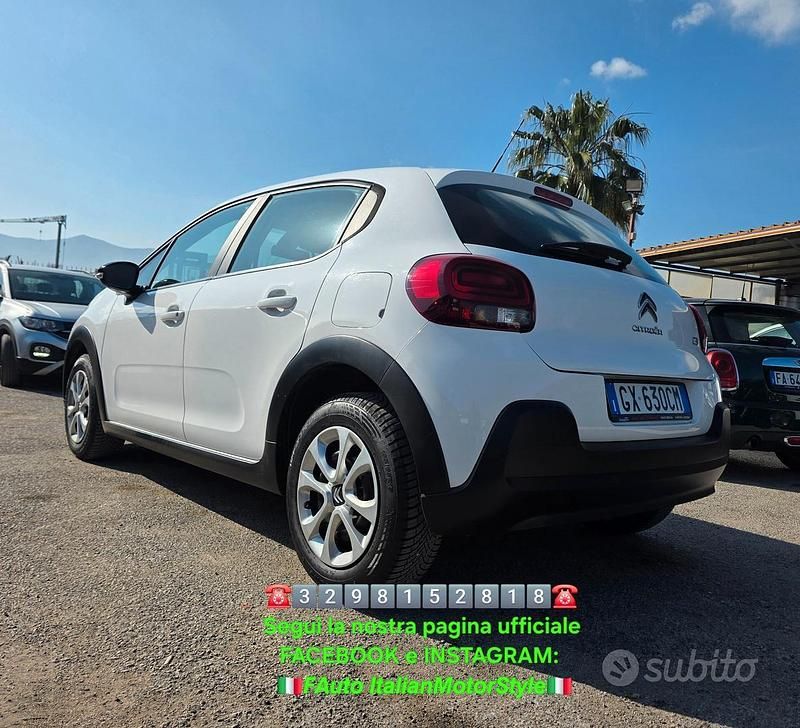 Usata Citroën C3 Feel 83 CV (61 kW) 2018 Bianco Utilitaria
