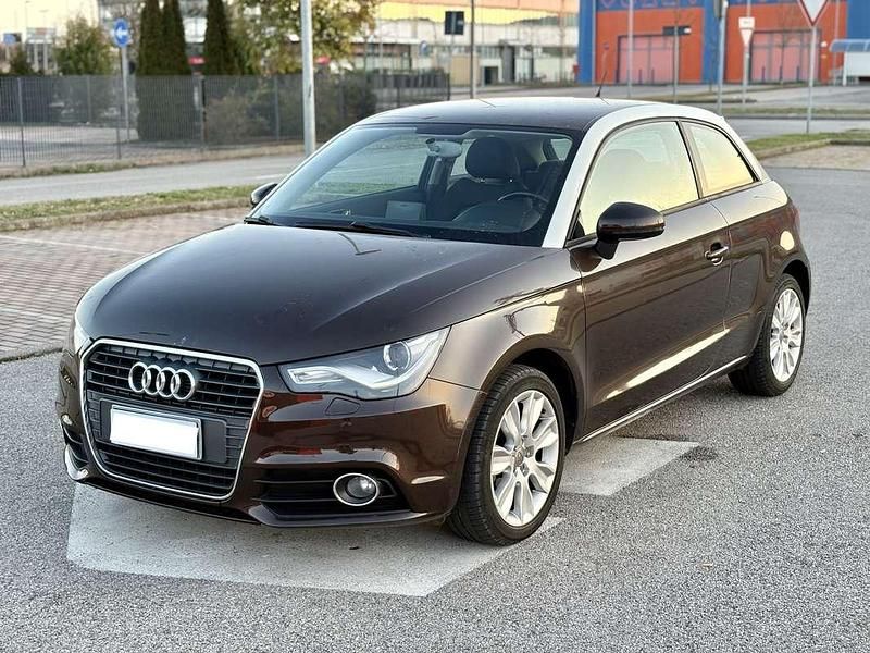 Usata Audi A1 Ambition 86 CV (63 kW) 2012 Marrone Utilitaria
