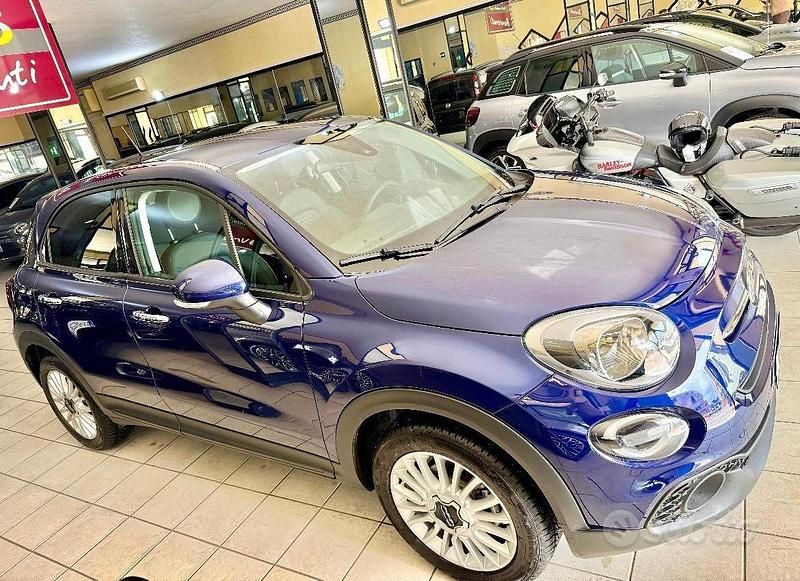 Usata Fiat 500X Connect 130 CV (95 kW) 2022 Blu SUV