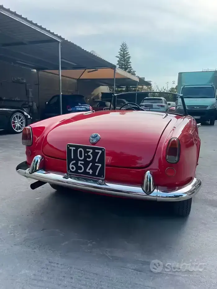 Usata Alfa Romeo Giulietta 1960 Rosso Cabrio