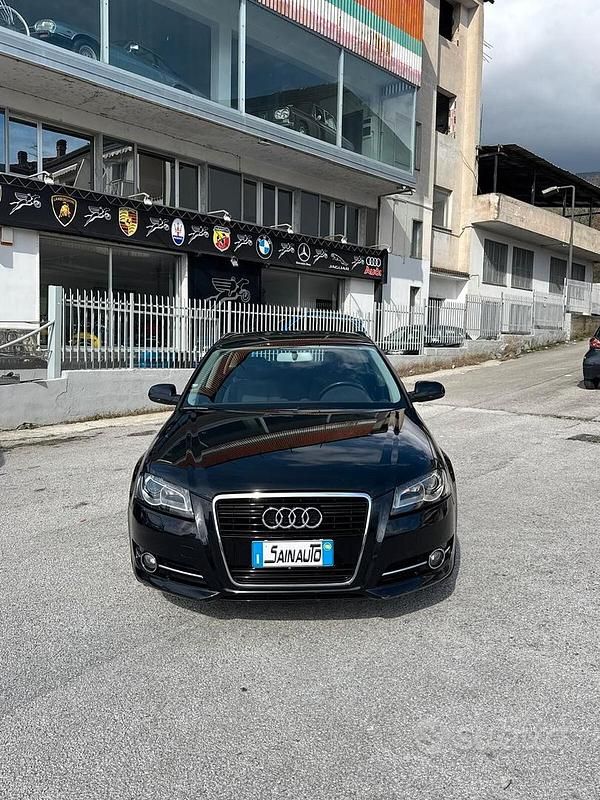 Usata Audi A3 Ambition 90 CV (66 kW) 2011 Nero Utilitaria