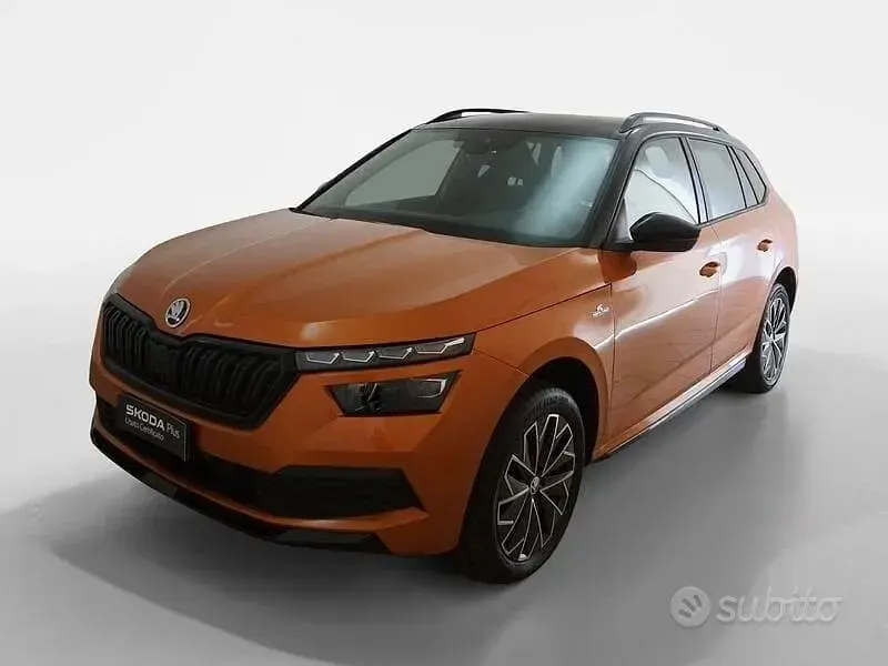 Usata Skoda Kamiq Monte Carlo 110 CV (80 kW) 2023 Arancione SUV