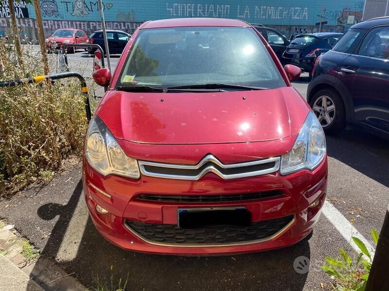 Usata Citroën C3 82 CV (60 kW) 2014 Rosso Utilitaria