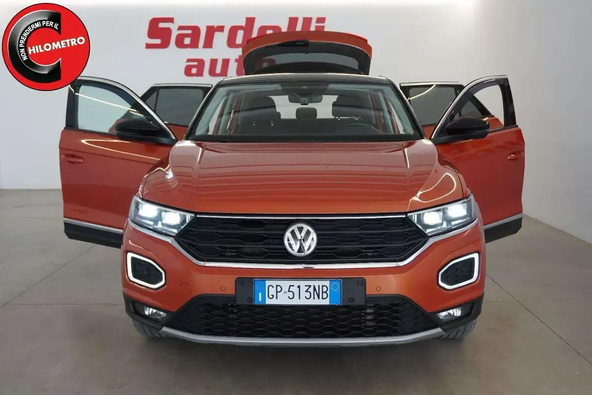 Usata VW T-Roc Advance 150 CV (110 kW) 2017 Arancio tetto nero SUV