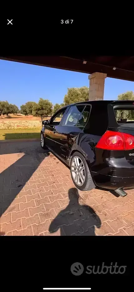 Usata VW Golf VI 105 CV (77 kW) 2008 Nero Utilitaria