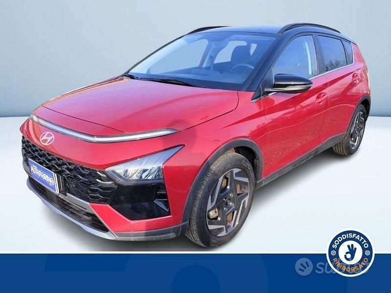 Usata Hyundai Bayon 100 CV (73 kW) 2024 Rosso perlato SUV