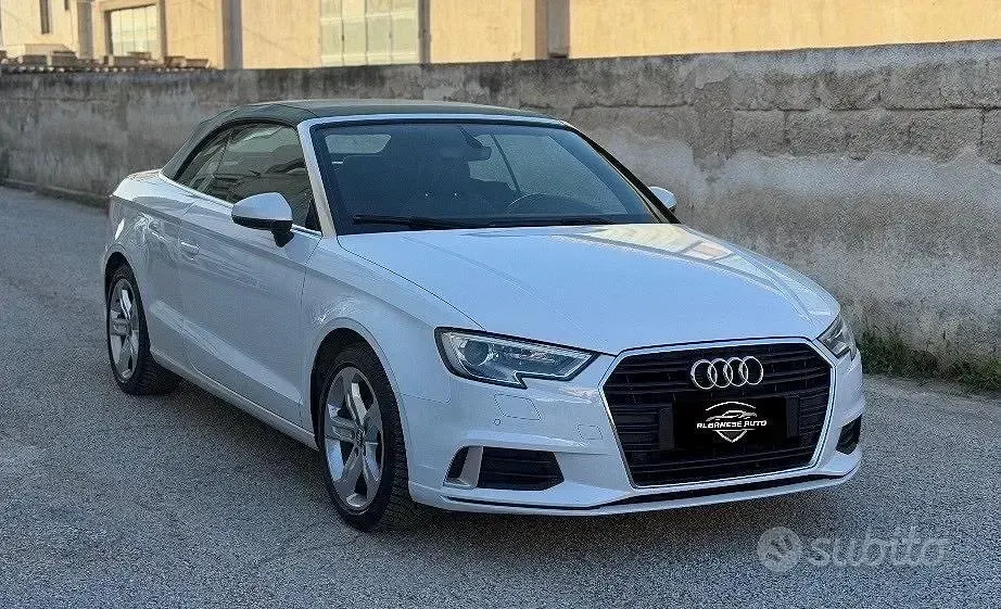 Usata Audi A3 Cabriolet 110 CV (80 kW) 2017 Bianco Cabrio