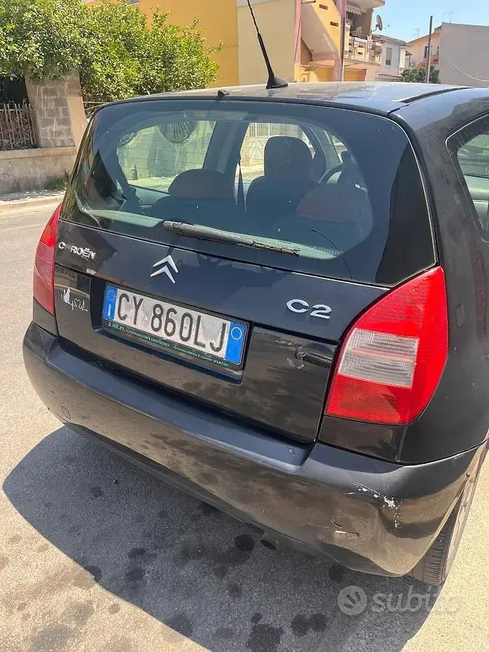 Usata Citroën C2 68 CV (50 kW) 2005 Nero Utilitaria