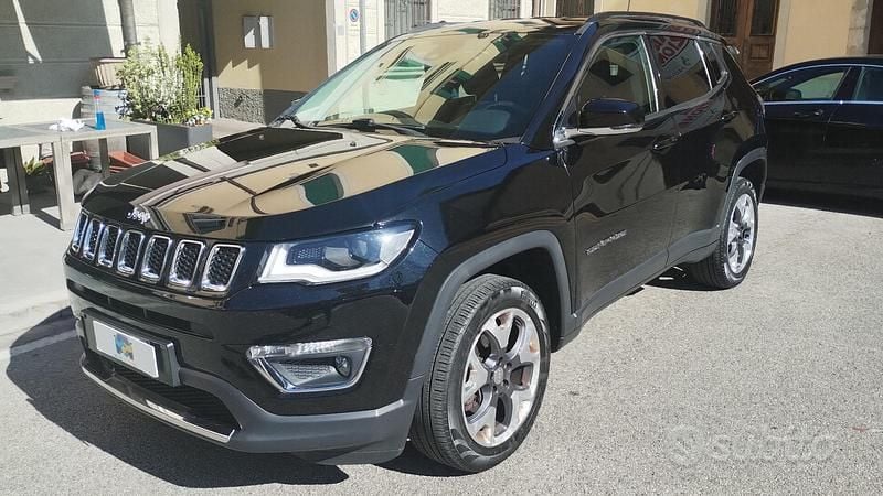 Usata Jeep Compass Limited 140 CV (102 kW) 2018 Nero SUV