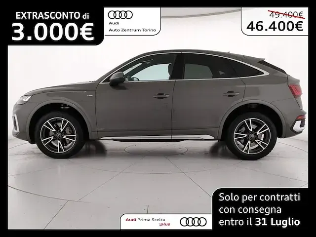 Usata Audi Q5 Sportback S-Line 204 CV (150 kW) 2024 Grigio chronos metallizzato SUV