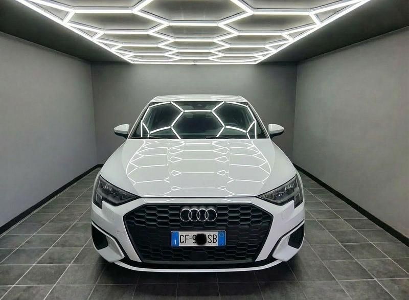 Usata Audi A3 149 CV (109 kW) 2021 Bianco Berlina