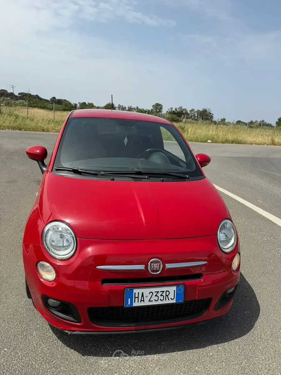 Usata Fiat 500S 69 CV (50 kW) 2014 Rosso Berlina