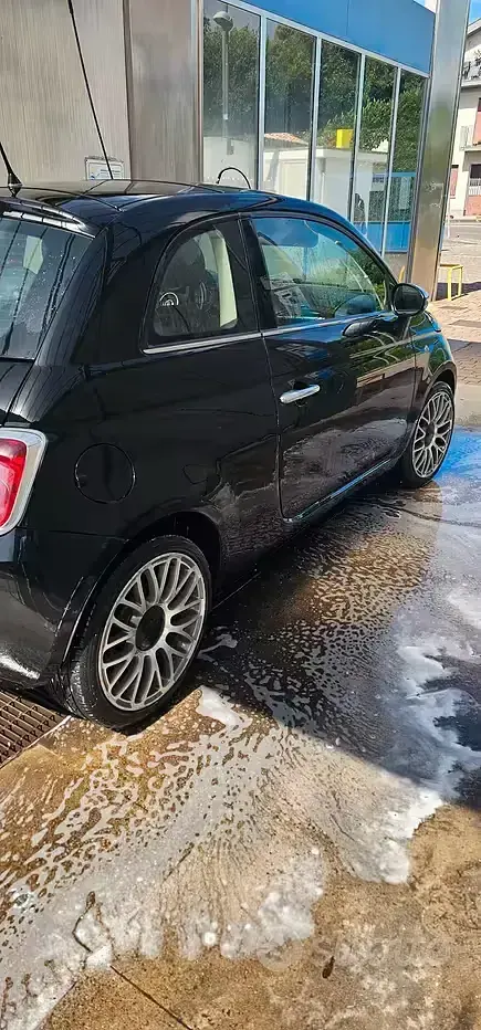 Usata Fiat 500 100 CV (73 kW) 2009 Nero Cabrio