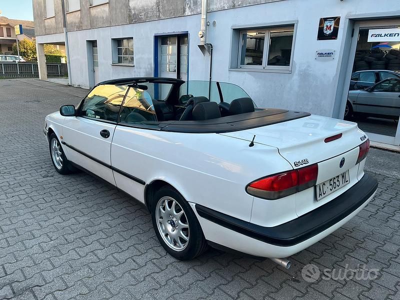 Usata Saab 900 Cabriolet 1995 Bianco Cabrio