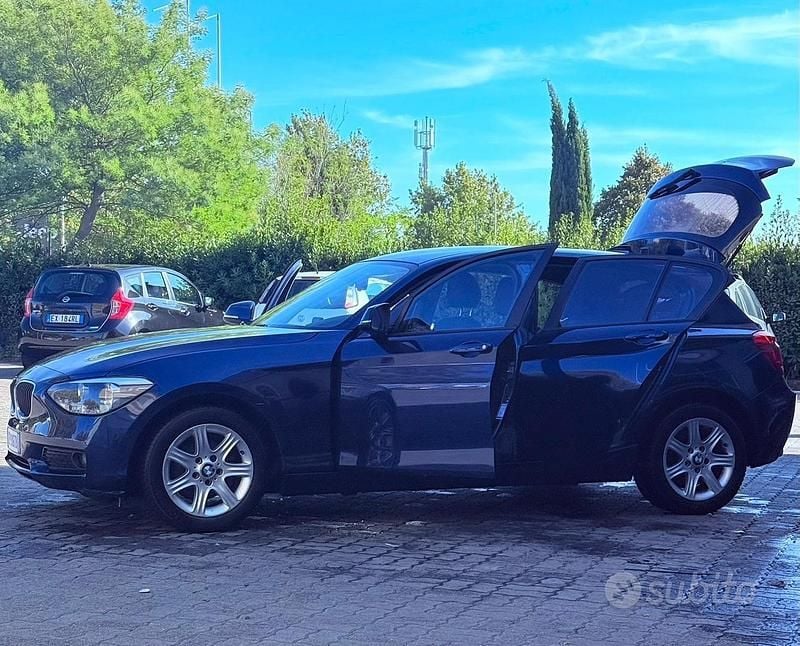 Usata BMW 118 Comfort Edition 150 CV (110 kW) 2015 Blu Utilitaria