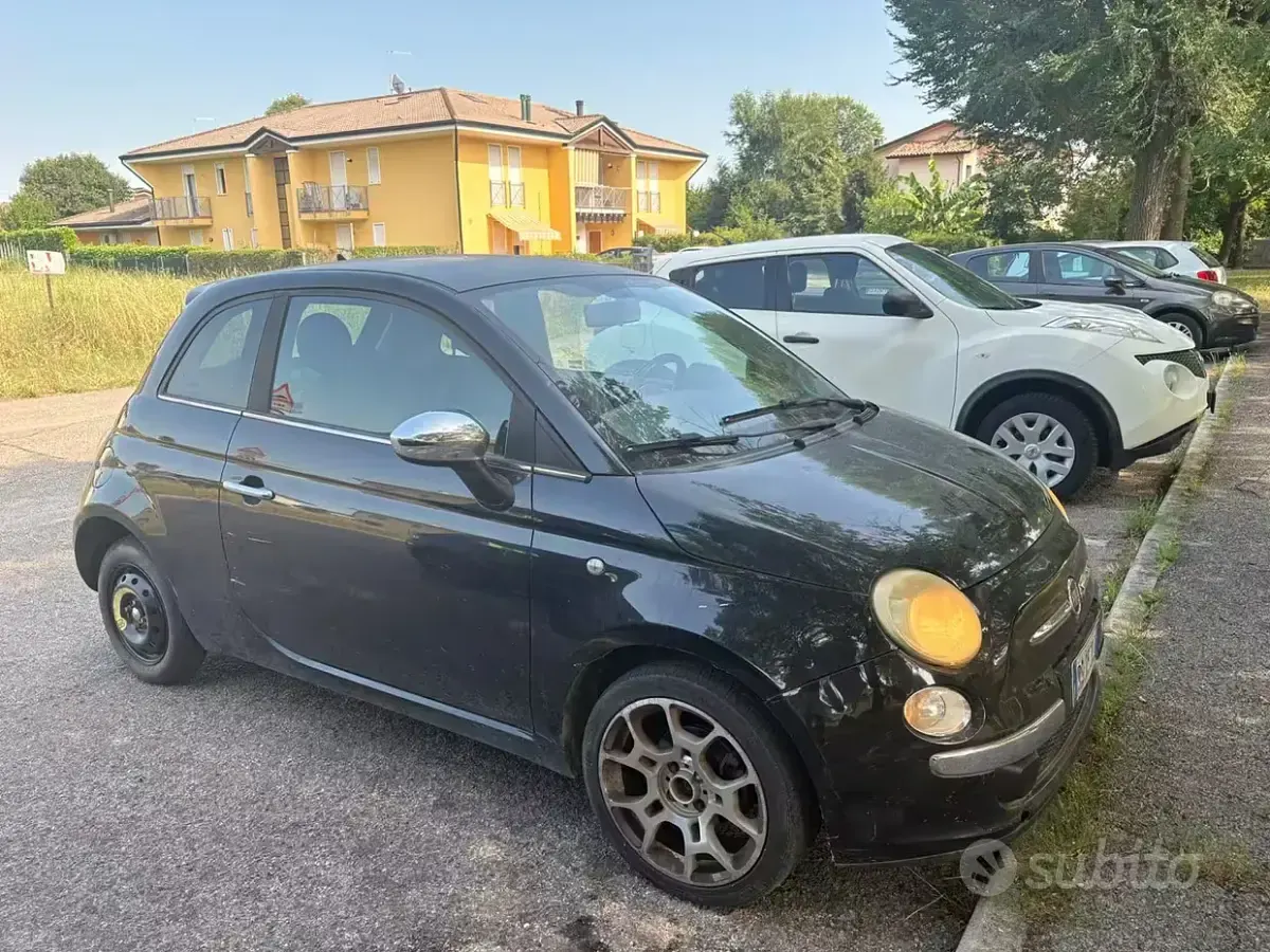 Usata Fiat 500 69 CV (50 kW) 2009 Bluazzurro Cabrio