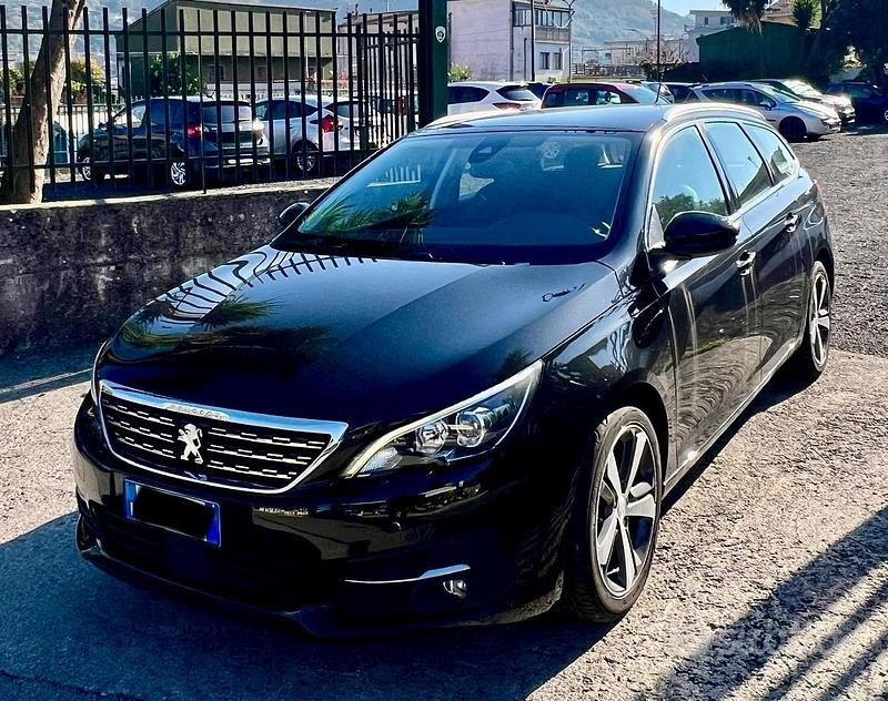 Usata Peugeot 308 GT-line 130 CV (95 kW) 2018 Nero Station wagon