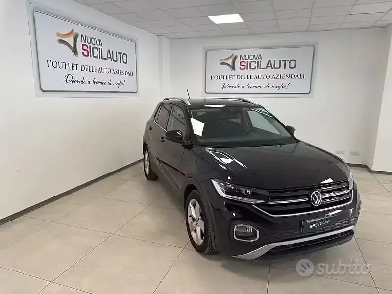 Usata VW T-Cross Style 110 CV (80 kW) 2020 Nero SUV