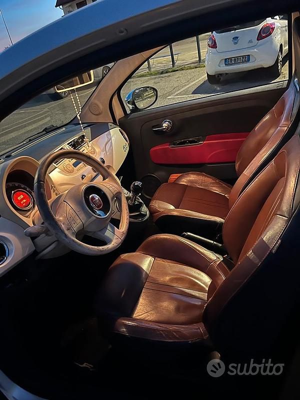 Usata Fiat 500 69 CV (50 kW) 2010 Bianco Utilitaria