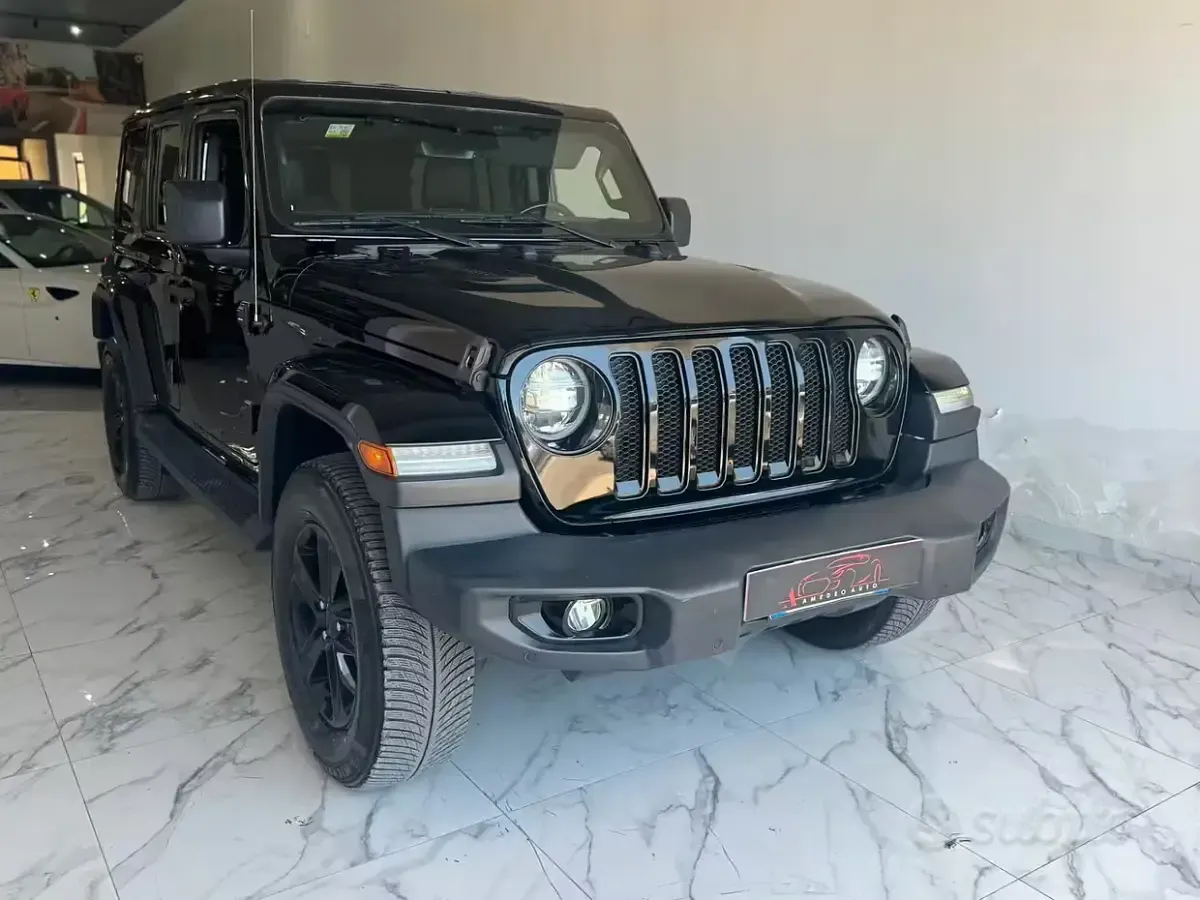 Usata Jeep Wrangler Unlimited Sahara 200 CV (147 kW) 2019 Nero SUV