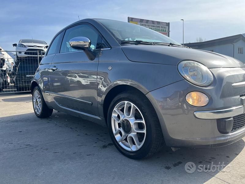 Usata Fiat 500 Lounge 85 CV (62 kW) 2011 Grigio Berlina